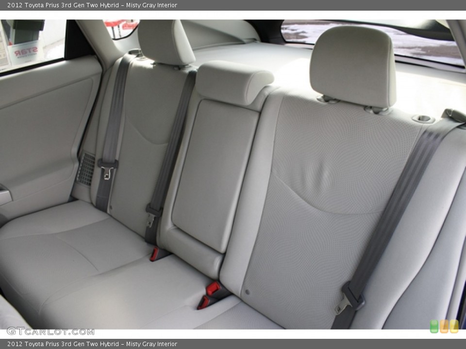 Misty Gray Interior Rear Seat for the 2012 Toyota Prius 3rd Gen Two Hybrid #60863646
