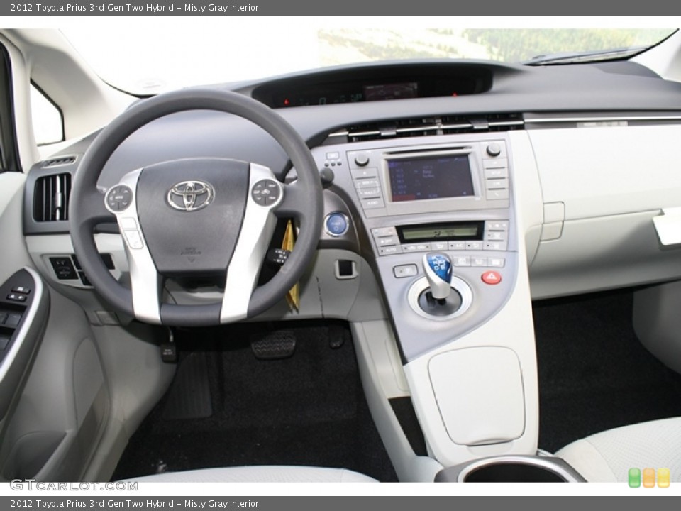 Misty Gray Interior Dashboard for the 2012 Toyota Prius 3rd Gen Two Hybrid #60863664