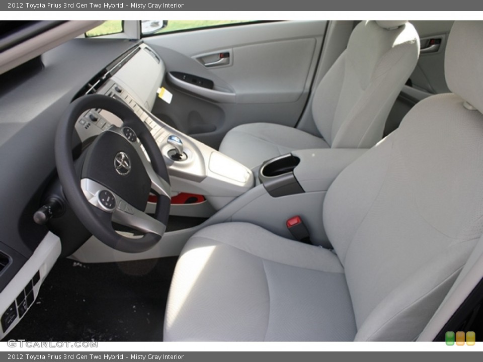 Misty Gray Interior Photo for the 2012 Toyota Prius 3rd Gen Two Hybrid #60863753