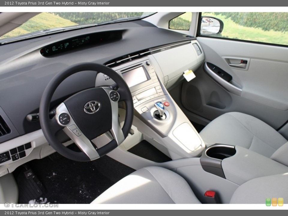 Misty Gray Interior Photo for the 2012 Toyota Prius 3rd Gen Two Hybrid #60863763