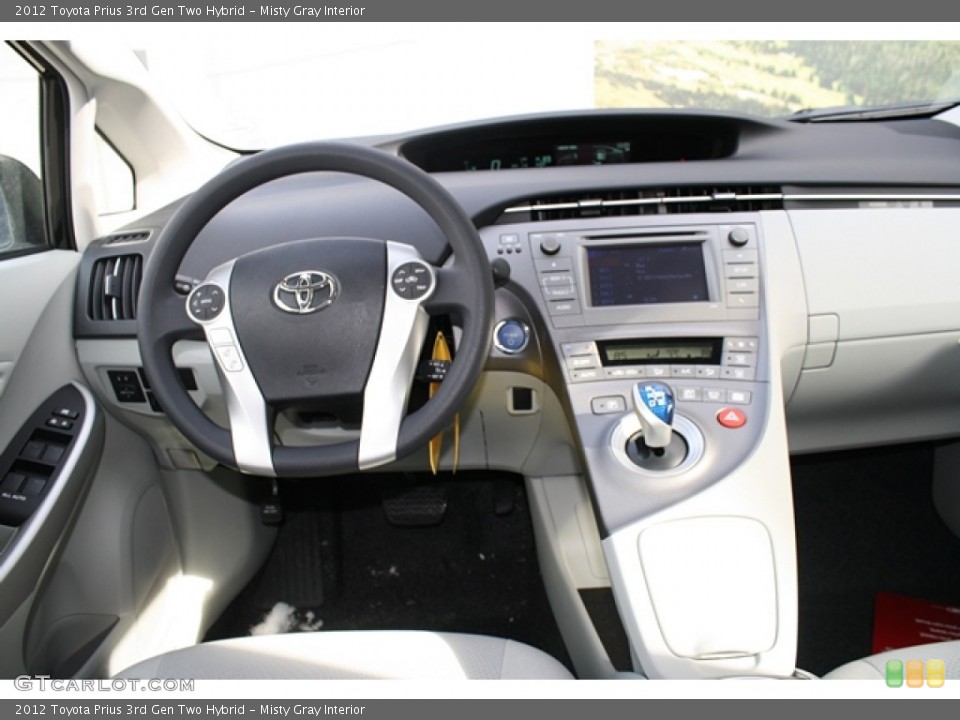 Misty Gray Interior Dashboard for the 2012 Toyota Prius 3rd Gen Two Hybrid #60863811