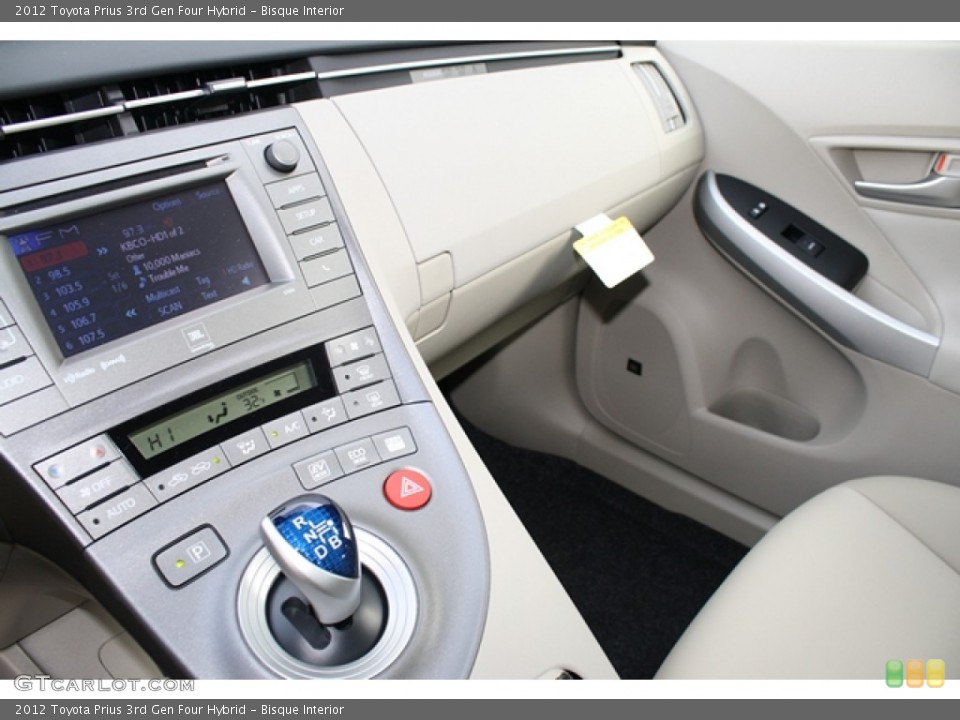 Bisque Interior Controls for the 2012 Toyota Prius 3rd Gen Four Hybrid #60863919
