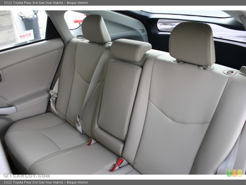 Bisque Interior Rear Seat for the 2012 Toyota Prius 3rd Gen Four Hybrid #60863940