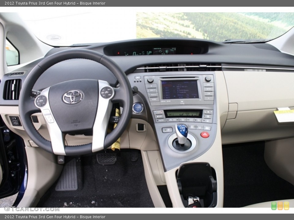 Bisque Interior Dashboard for the 2012 Toyota Prius 3rd Gen Four Hybrid #60863955