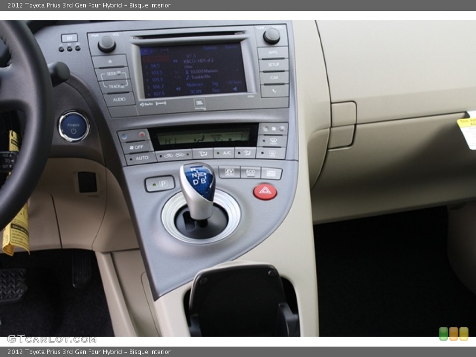 Bisque Interior Controls for the 2012 Toyota Prius 3rd Gen Four Hybrid #60863988