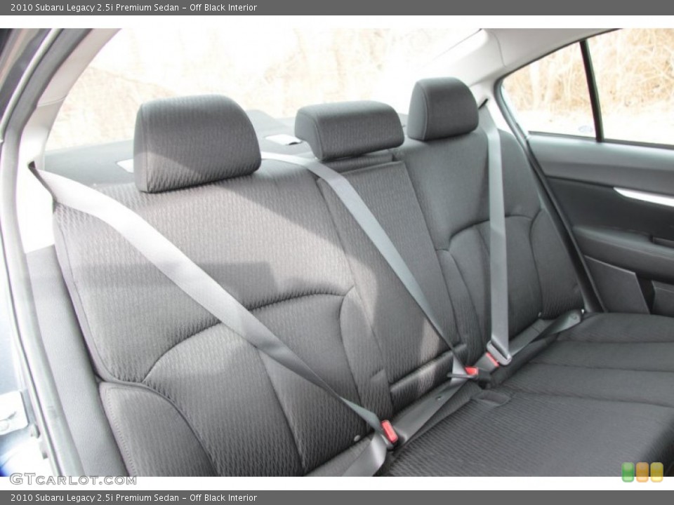 Off Black Interior Photo for the 2010 Subaru Legacy 2.5i Premium Sedan #60865272