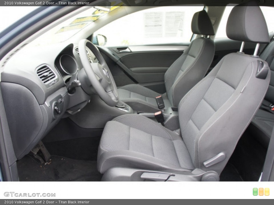Titan Black Interior Photo for the 2010 Volkswagen Golf 2 Door #60867657