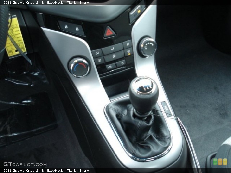 Jet Black/Medium Titanium Interior Transmission for the 2012 Chevrolet Cruze LS #60868548