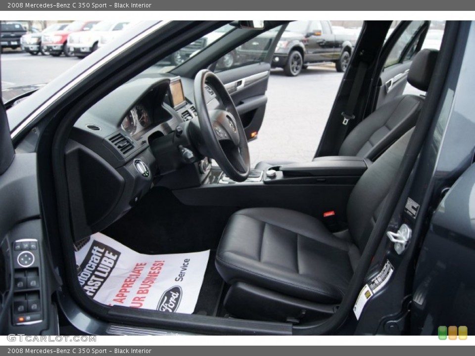 Black Interior Photo for the 2008 Mercedes-Benz C 350 Sport #60875361