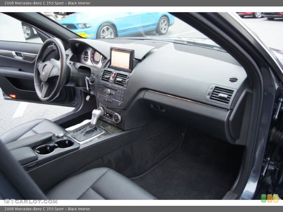 Black Interior Dashboard for the 2008 Mercedes-Benz C 350 Sport #60875415