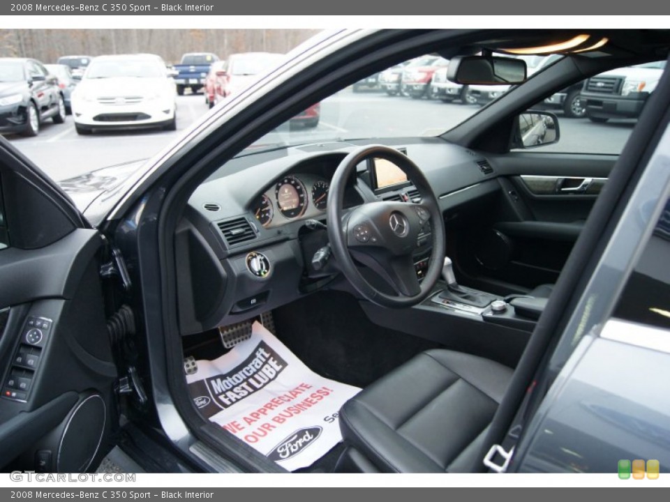 Black Interior Photo for the 2008 Mercedes-Benz C 350 Sport #60875484