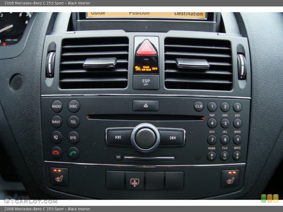 Black Interior Audio System for the 2008 Mercedes-Benz C 350 Sport #60875544