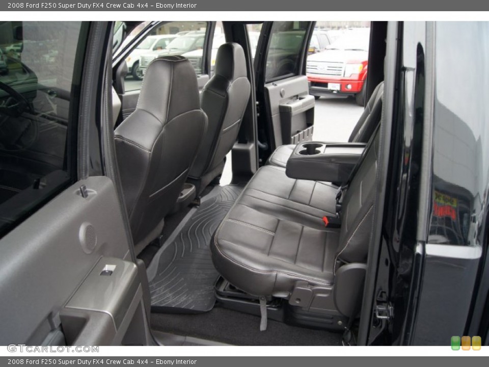 Ebony Interior Photo for the 2008 Ford F250 Super Duty FX4 Crew Cab 4x4 #60876921