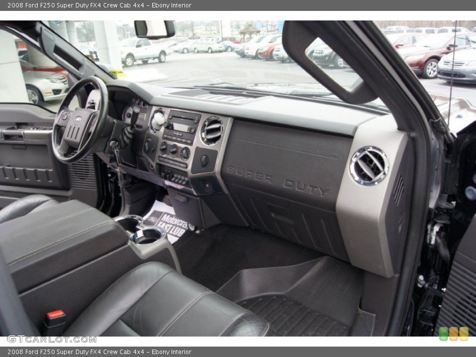 Ebony Interior Photo for the 2008 Ford F250 Super Duty FX4 Crew Cab 4x4 #60876957