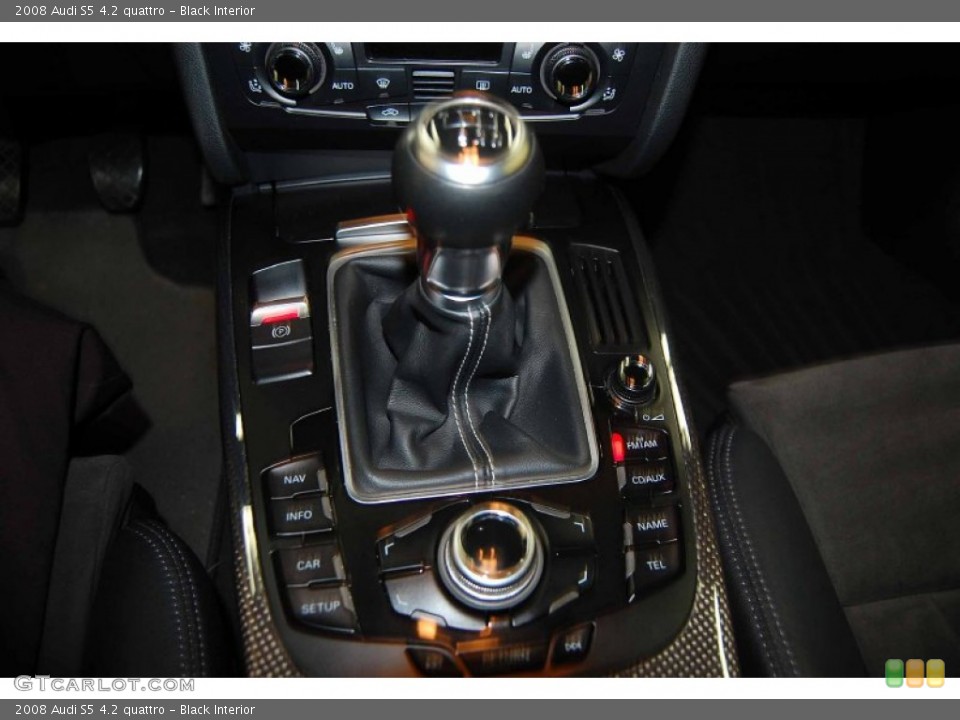 Black Interior Transmission for the 2008 Audi S5 4.2 quattro #60878835