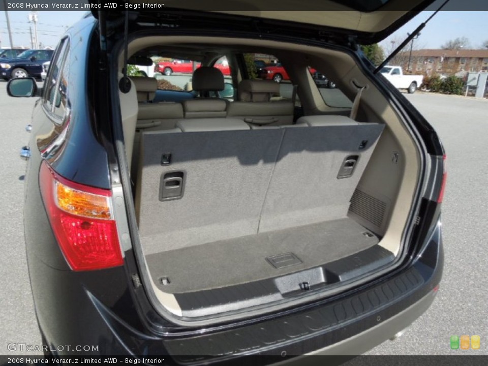 Beige Interior Trunk for the 2008 Hyundai Veracruz Limited AWD #60879294