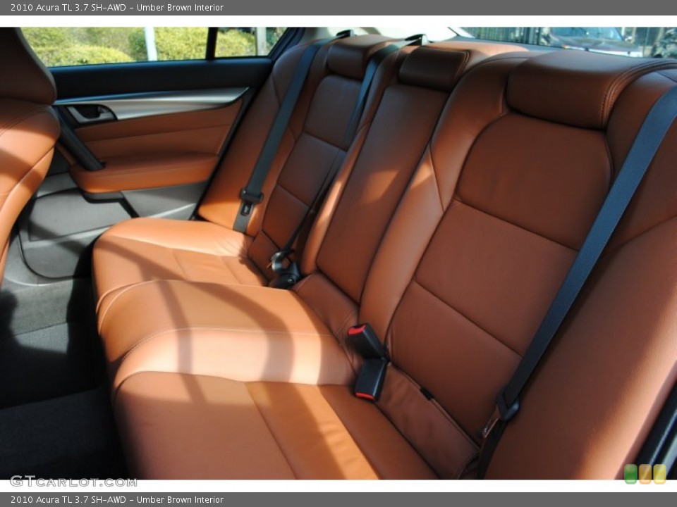 Umber Brown Interior Rear Seat for the 2010 Acura TL 3.7 SH-AWD #60880221