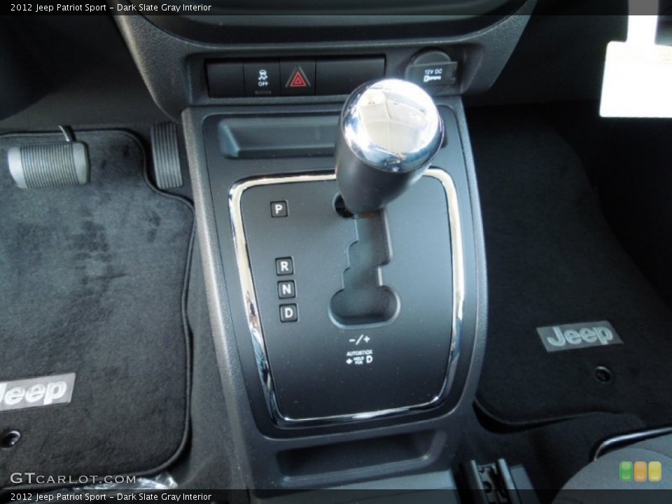 Dark Slate Gray Interior Transmission for the 2012 Jeep Patriot Sport #60880572
