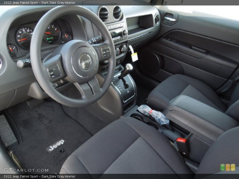 Dark Slate Gray Interior Photo for the 2012 Jeep Patriot Sport #60880710