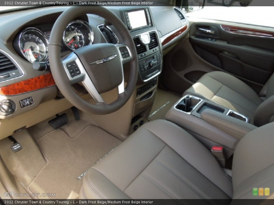 Dark Frost Beige/Medium Frost Beige Interior Prime Interior for the 2012 Chrysler Town & Country Touring - L #60880965