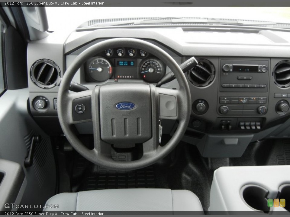 Steel Interior Dashboard for the 2012 Ford F250 Super Duty XL Crew Cab #60881170