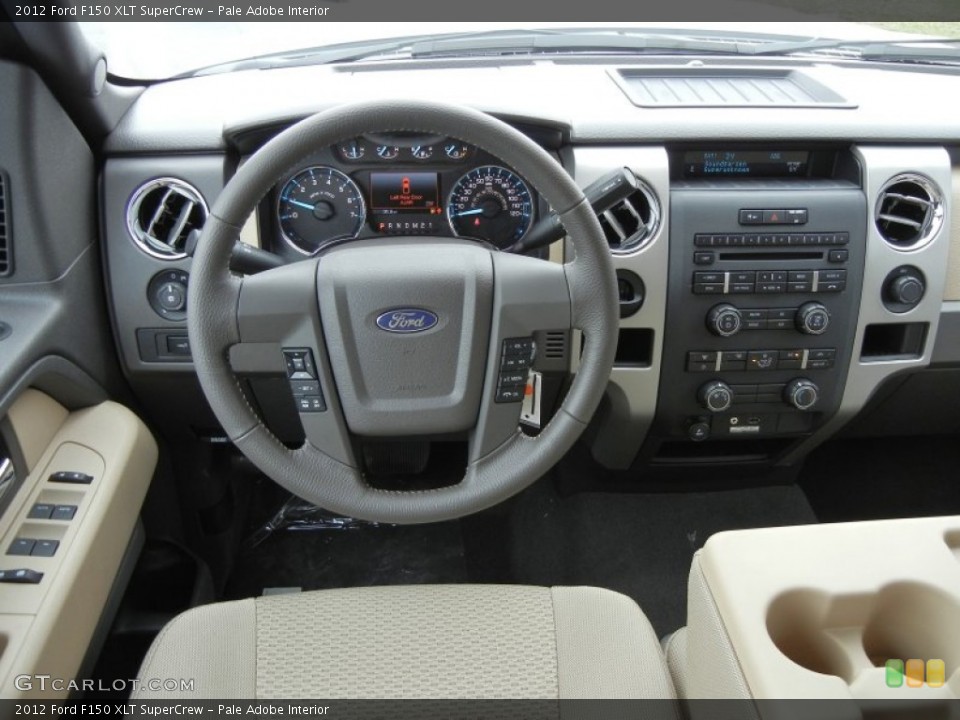 Pale Adobe Interior Dashboard for the 2012 Ford F150 XLT SuperCrew #60881276