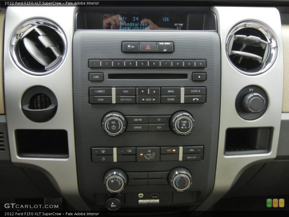 Pale Adobe Interior Controls for the 2012 Ford F150 XLT SuperCrew #60881294
