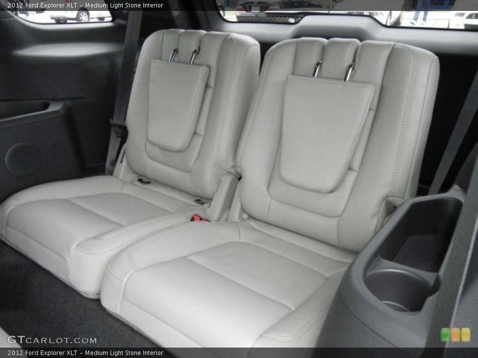 Medium Light Stone Interior Rear Seat for the 2012 Ford Explorer XLT #60881859