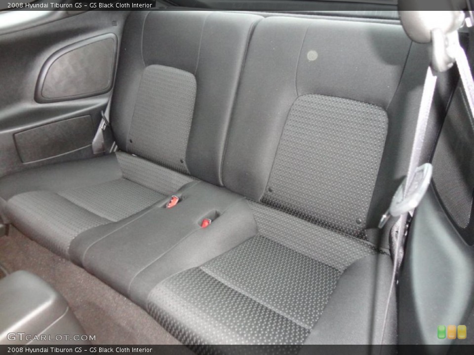 GS Black Cloth Interior Rear Seat for the 2008 Hyundai Tiburon GS #60883911