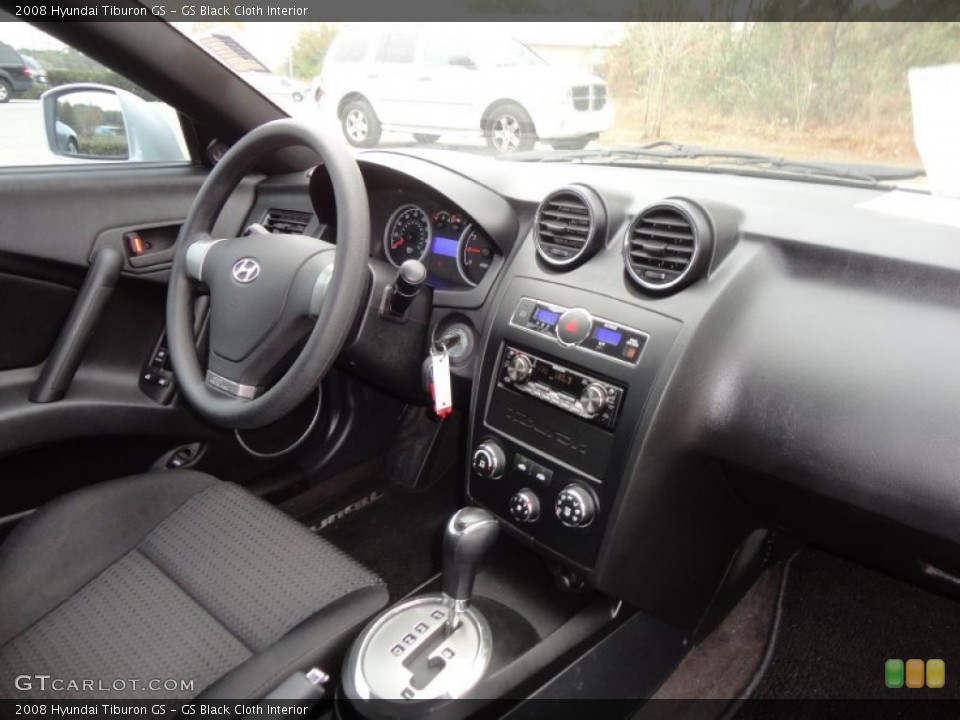 GS Black Cloth Interior Dashboard for the 2008 Hyundai Tiburon GS #60883967