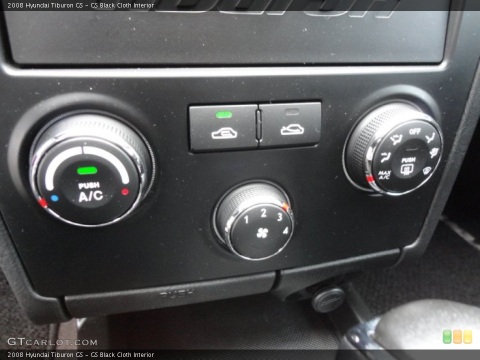 GS Black Cloth Interior Controls for the 2008 Hyundai Tiburon GS #60884091