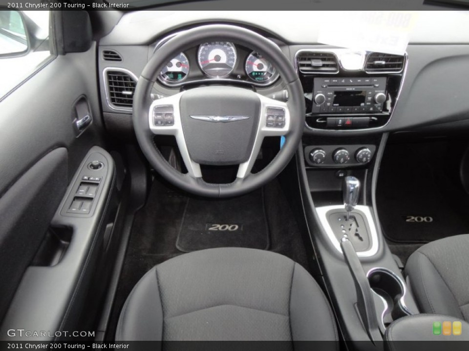 Black Interior Dashboard for the 2011 Chrysler 200 Touring #60884859