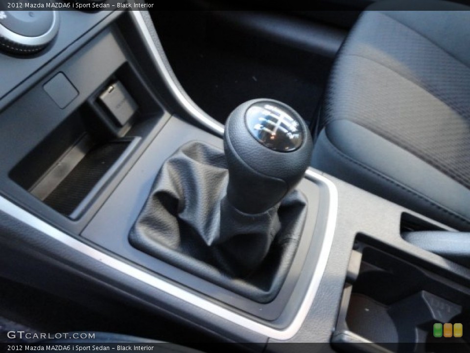 Black Interior Transmission for the 2012 Mazda MAZDA6 i Sport Sedan #60886068