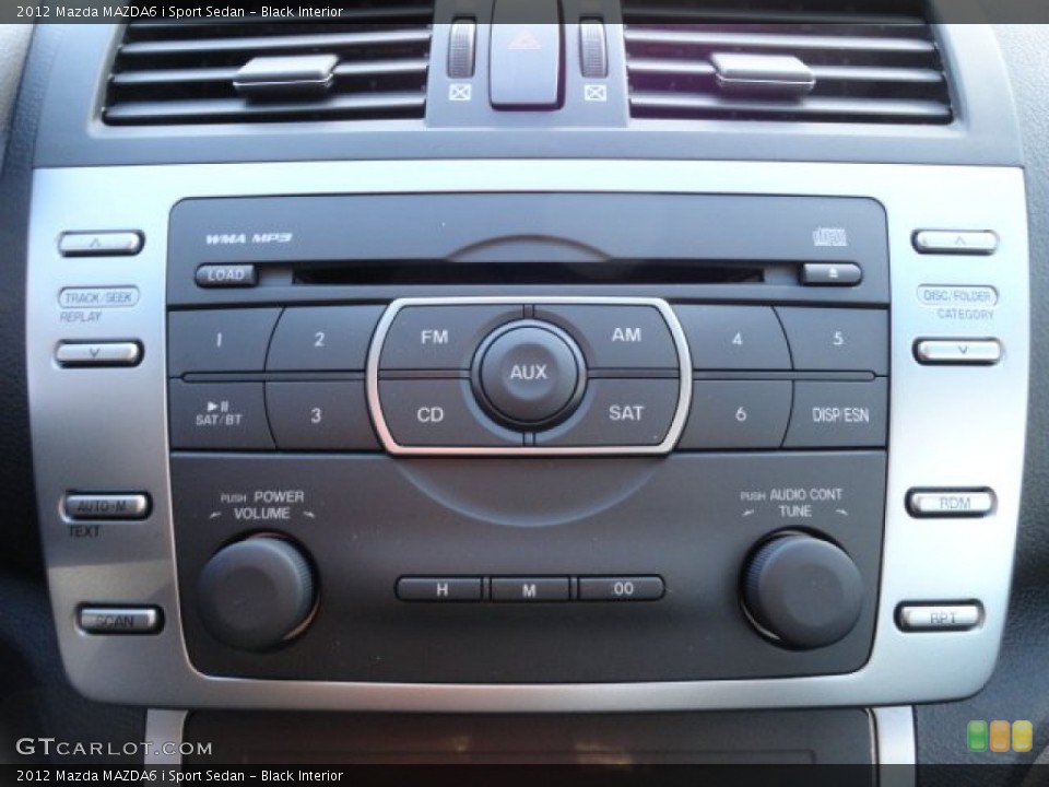 Black Interior Audio System for the 2012 Mazda MAZDA6 i Sport Sedan #60886089