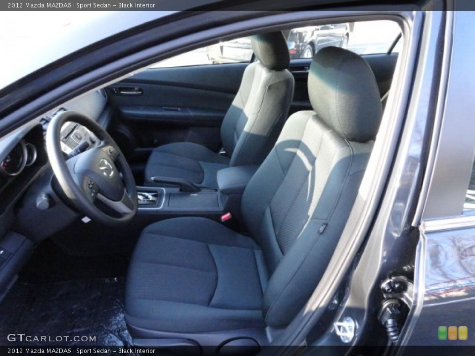 Black Interior Photo for the 2012 Mazda MAZDA6 i Sport Sedan #60886179