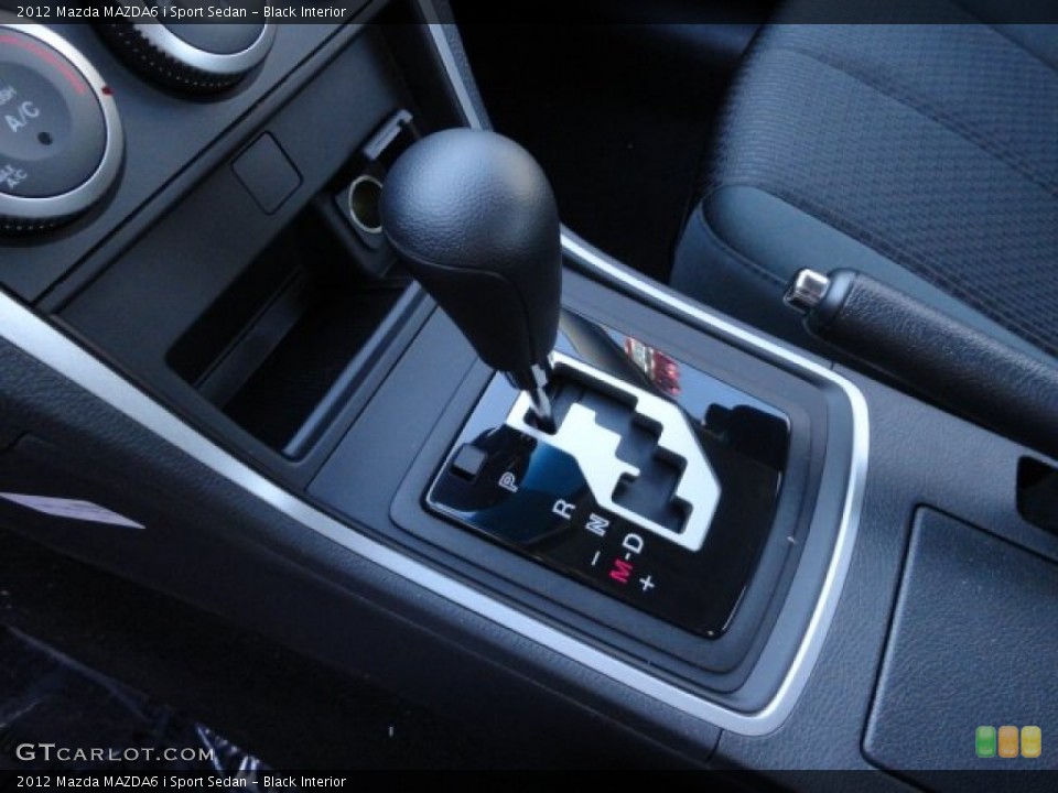 Black Interior Transmission for the 2012 Mazda MAZDA6 i Sport Sedan #60886228