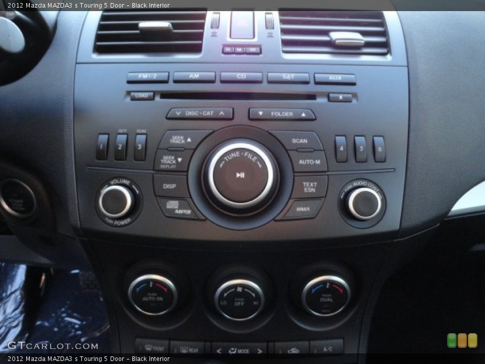 Black Interior Audio System for the 2012 Mazda MAZDA3 s Touring 5 Door #60887303