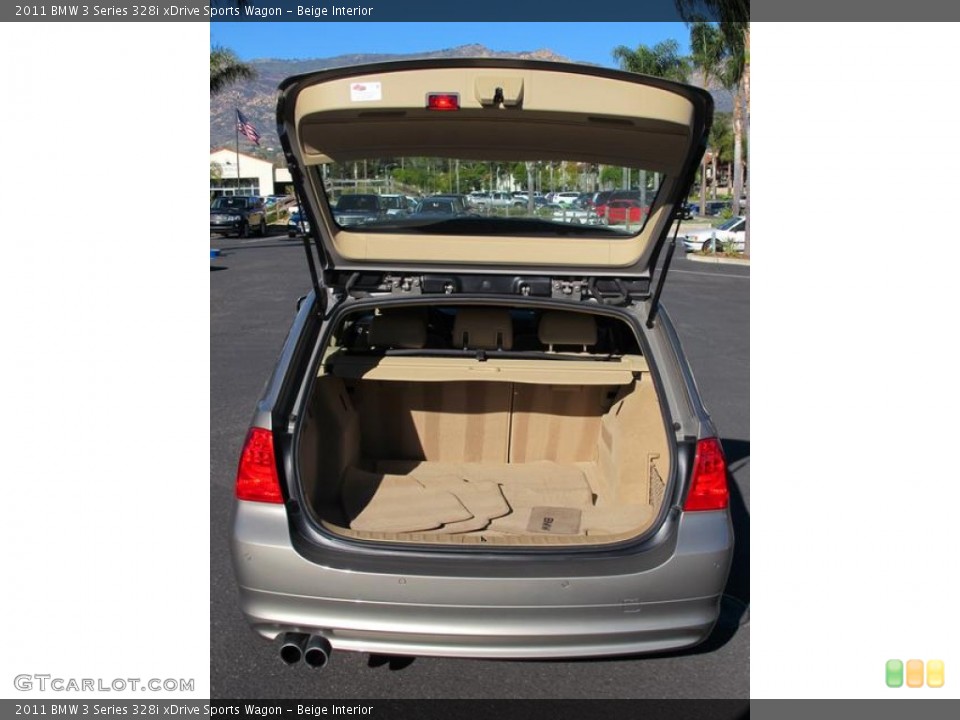 Beige Interior Trunk for the 2011 BMW 3 Series 328i xDrive Sports Wagon #60888865