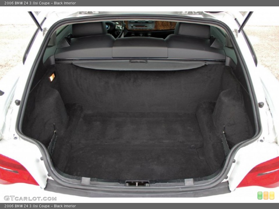 Black Interior Trunk for the 2006 BMW Z4 3.0si Coupe #60889360