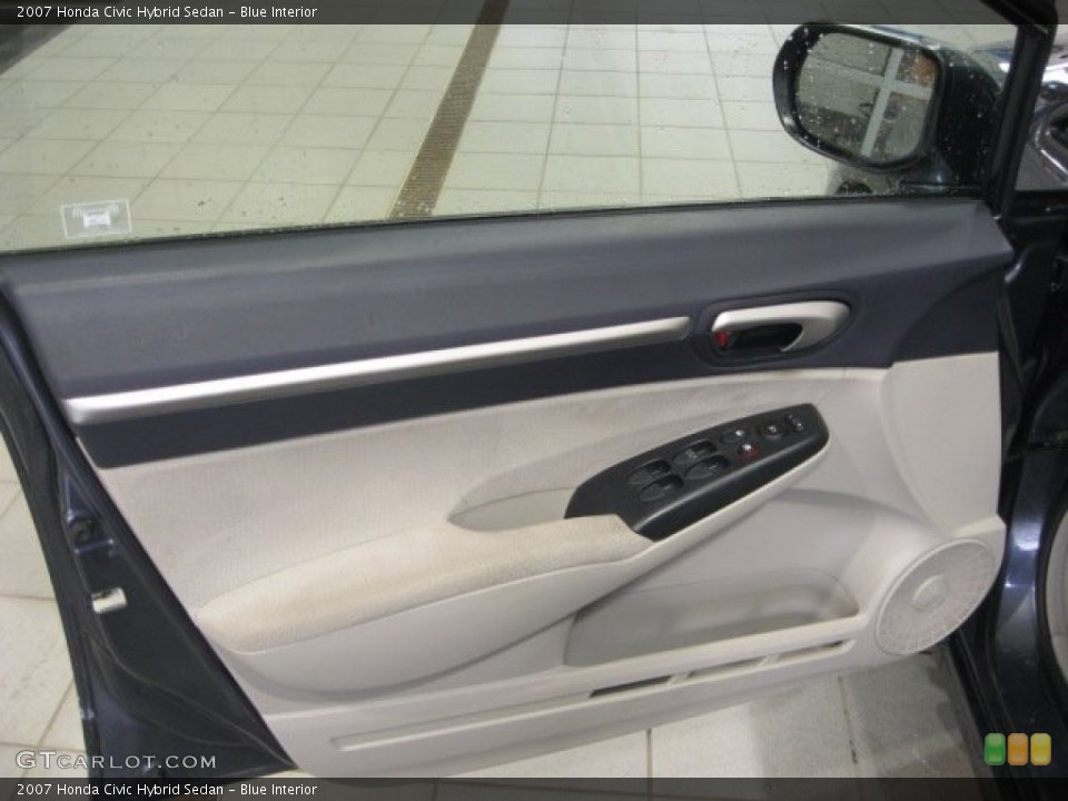 Blue Interior Door Panel for the 2007 Honda Civic Hybrid Sedan #60889363