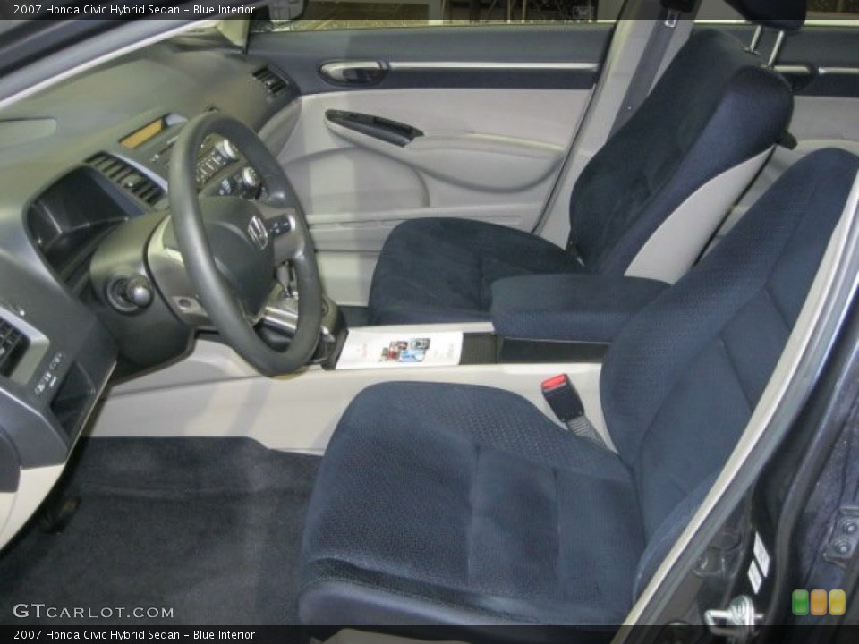 Blue Interior Photo for the 2007 Honda Civic Hybrid Sedan #60889375