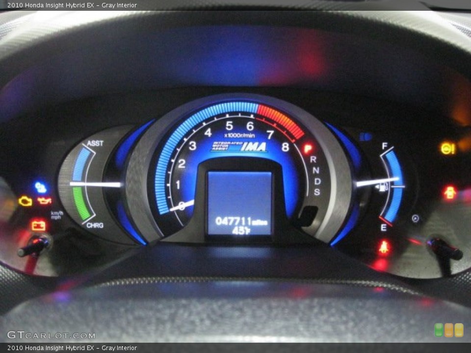 Gray Interior Gauges for the 2010 Honda Insight Hybrid EX #60890073
