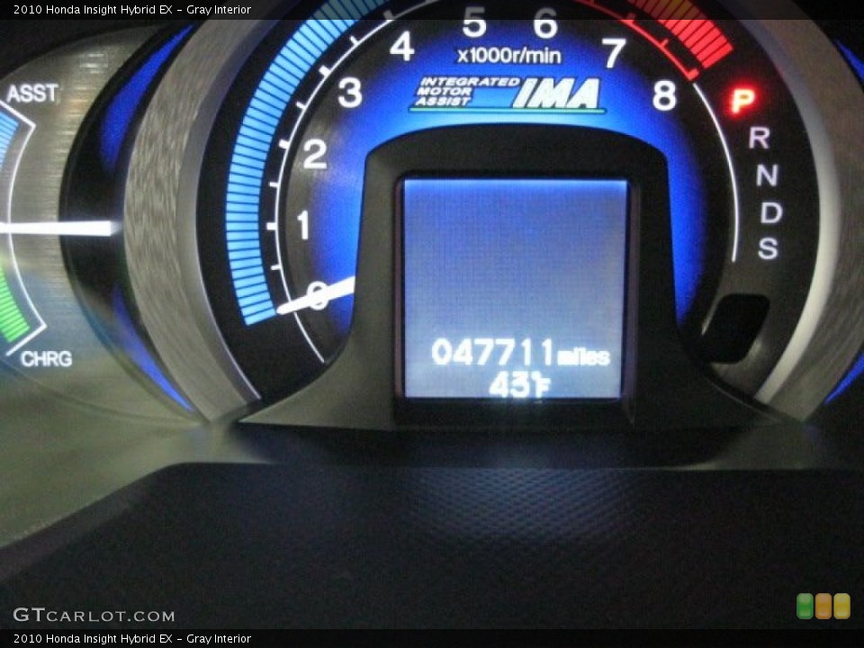 Gray Interior Gauges for the 2010 Honda Insight Hybrid EX #60890081