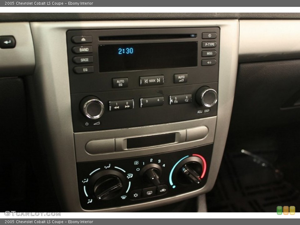 Ebony Interior Controls for the 2005 Chevrolet Cobalt LS Coupe #60892639