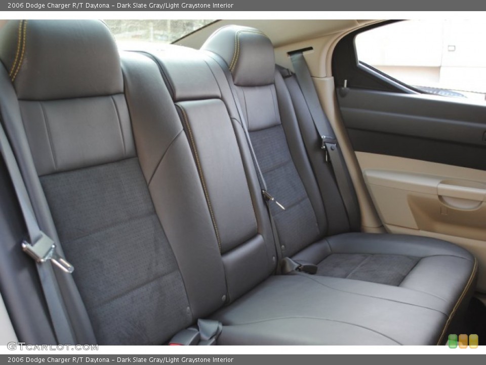 Dark Slate Gray/Light Graystone Interior Rear Seat for the 2006 Dodge Charger R/T Daytona #60894280