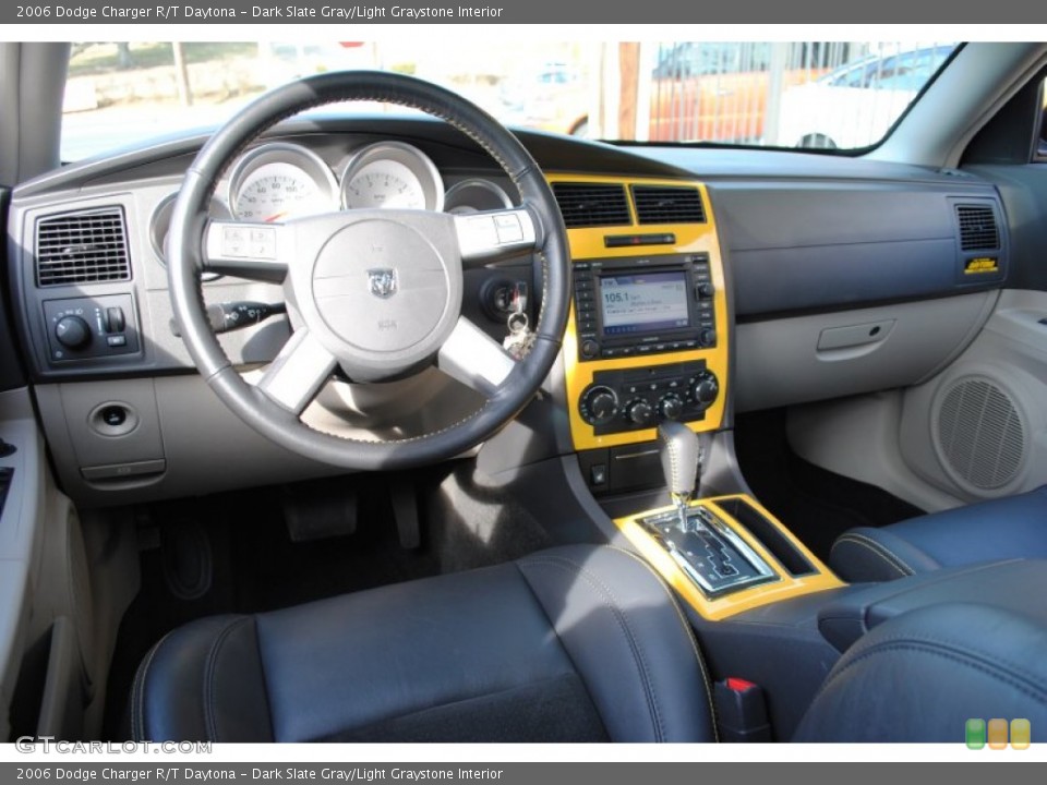 Dark Slate Gray/Light Graystone Interior Dashboard for the 2006 Dodge Charger R/T Daytona #60894406