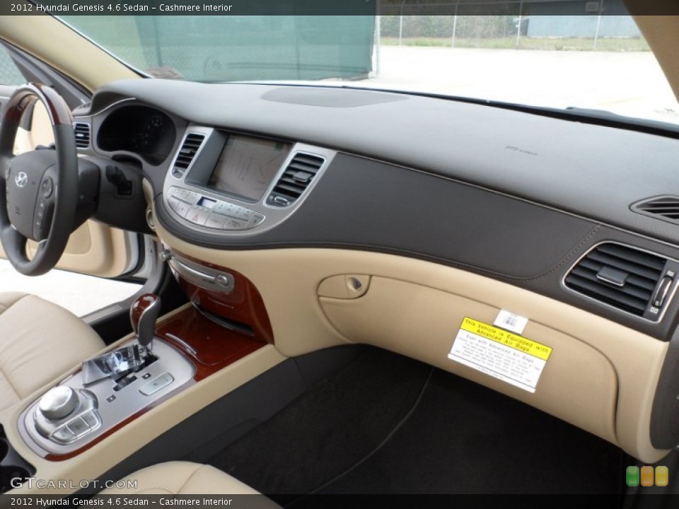 Cashmere Interior Dashboard for the 2012 Hyundai Genesis 4.6 Sedan #60895177