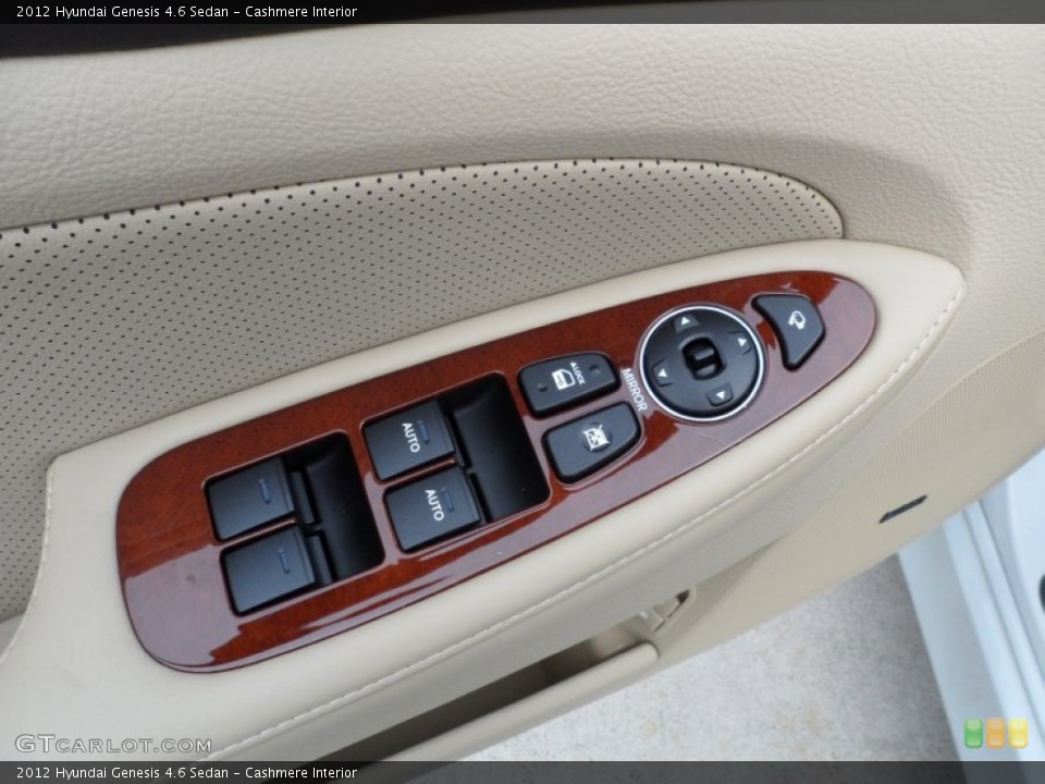 Cashmere Interior Controls for the 2012 Hyundai Genesis 4.6 Sedan #60895210
