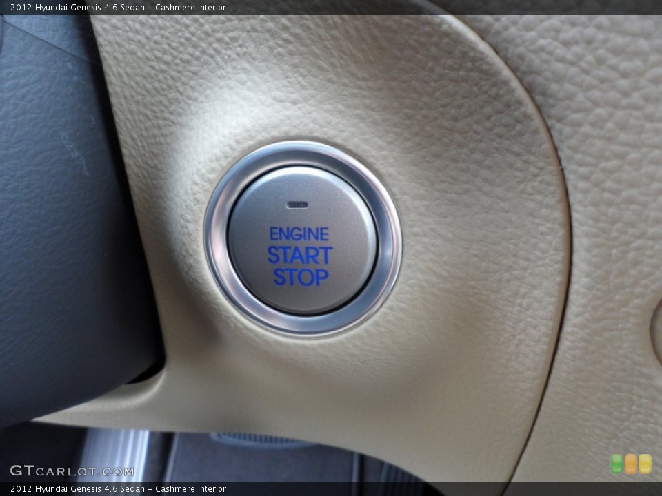 Cashmere Interior Controls for the 2012 Hyundai Genesis 4.6 Sedan #60895303