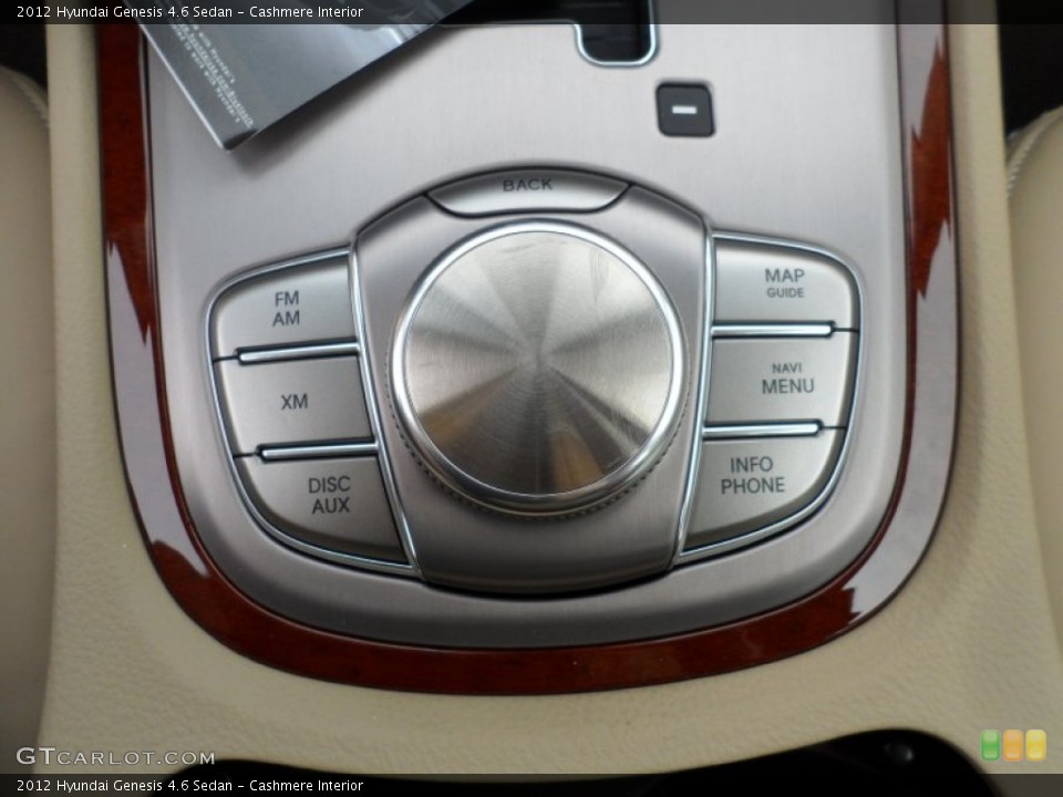 Cashmere Interior Controls for the 2012 Hyundai Genesis 4.6 Sedan #60895312